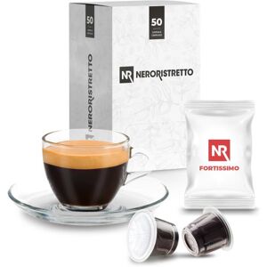 Neroristretto 50 Capsule Singole Compatibili Nespresso®* Fortissimo