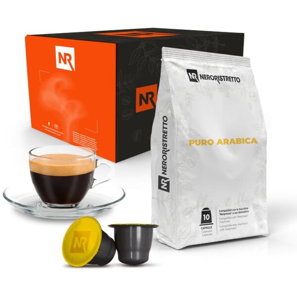 neroristretto 100 capsule compatibili nespresso®* puro arabica