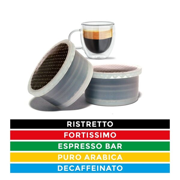 neroristretto kit assaggio caffé 50 capsule compatibili espresso point®*