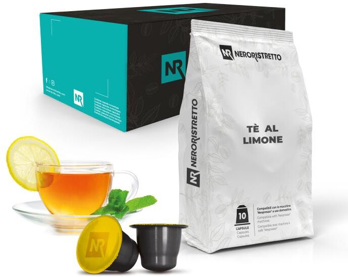 neroristretto 50 capsule compatibili nespresso®* tè al limone