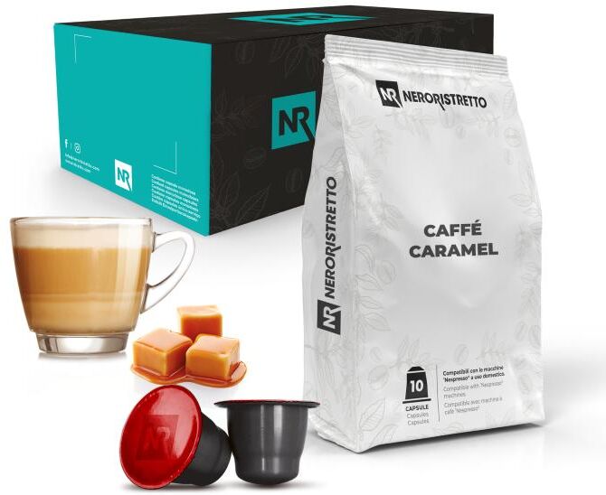 neroristretto 50 capsule compatibili nespresso®* caffé caramel