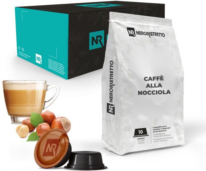 neroristretto 50 capsule compatibili a modo mio®* nocciolino