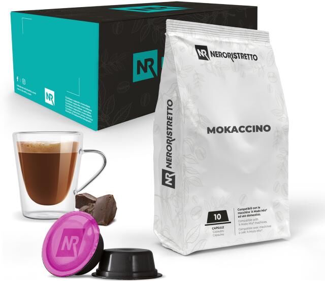 neroristretto 50 capsule compatibili a modo mio®* mokaccino