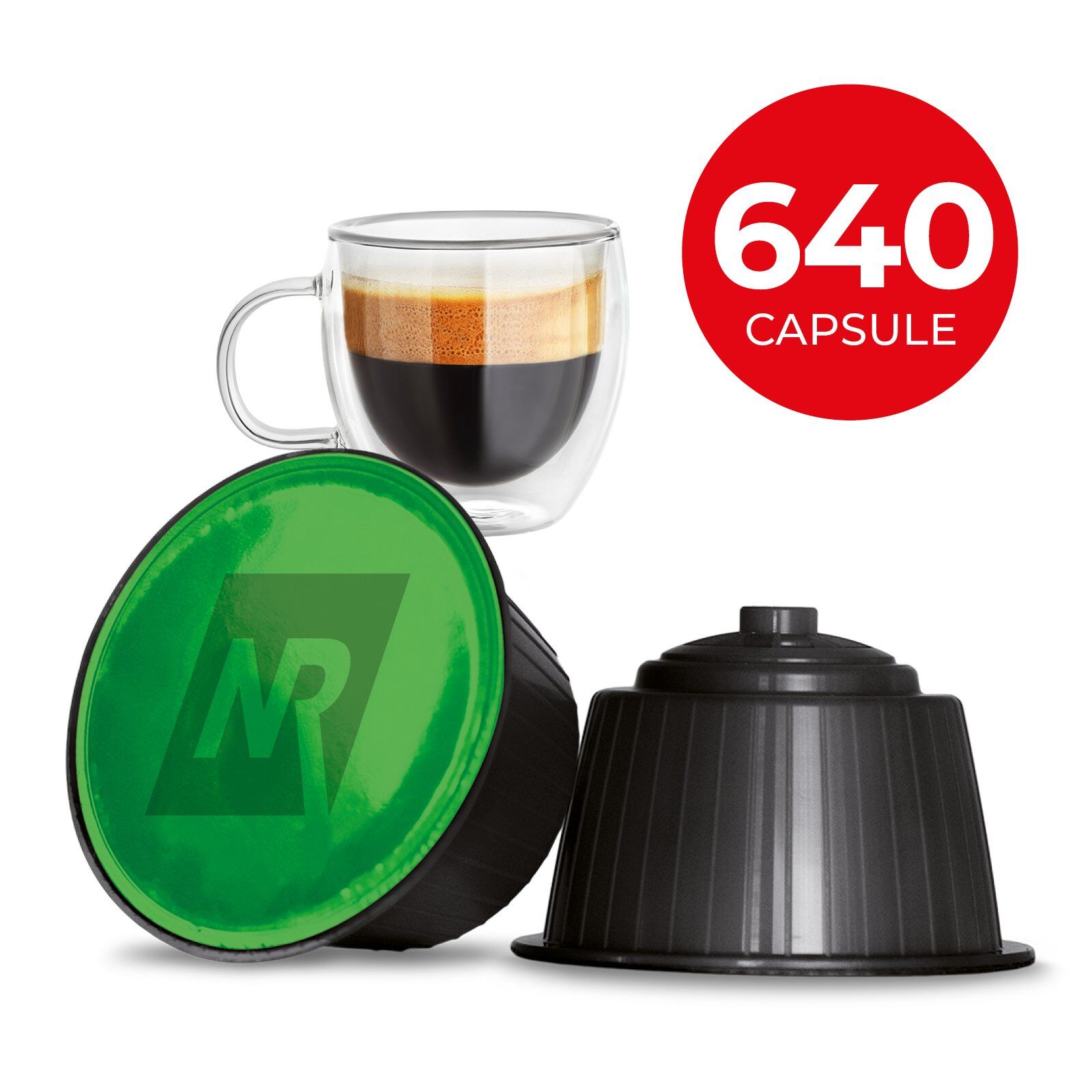 NeroRistretto Offerta Capsule Caffè Compatibili Dolce Gusto®* Espresso Bar 640pz