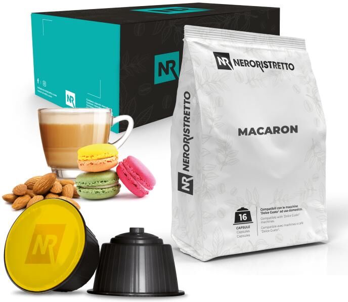 Neroristretto 32 Capsule Compatibili Dolce Gusto®* Macaron Mandorla