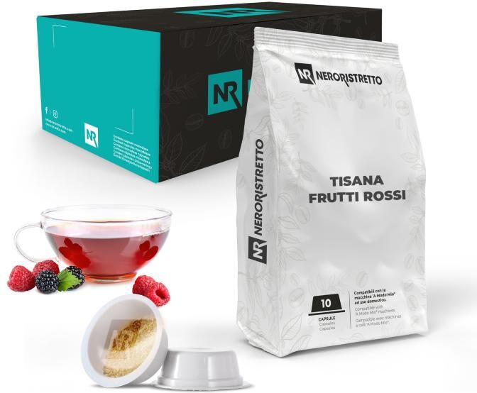 Neroristretto 50 Capsule Compatibili A Modo Mio®* Tisana Frutti Rossi