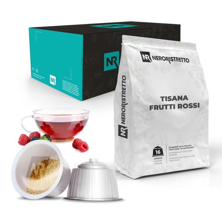 Neroristretto 32 Capsule Compatibili Dolce Gusto®* Tisana Frutti Rossi