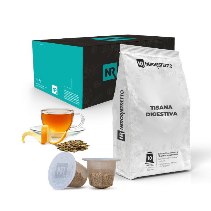 Neroristretto 50 Capsule Compatibili Nespresso®* Tisana Digestiva