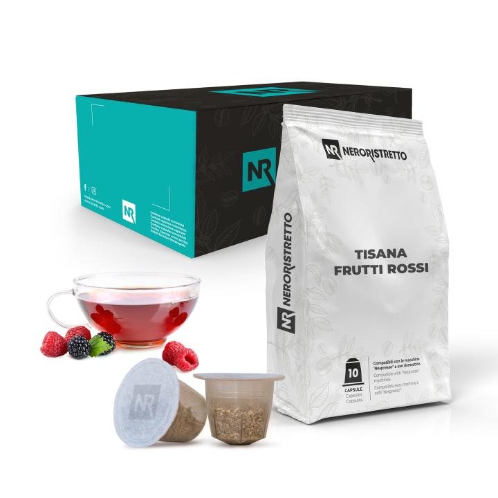 Neroristretto 50 Capsule Compatibili Nespresso®* Tisana Frutti Rossi