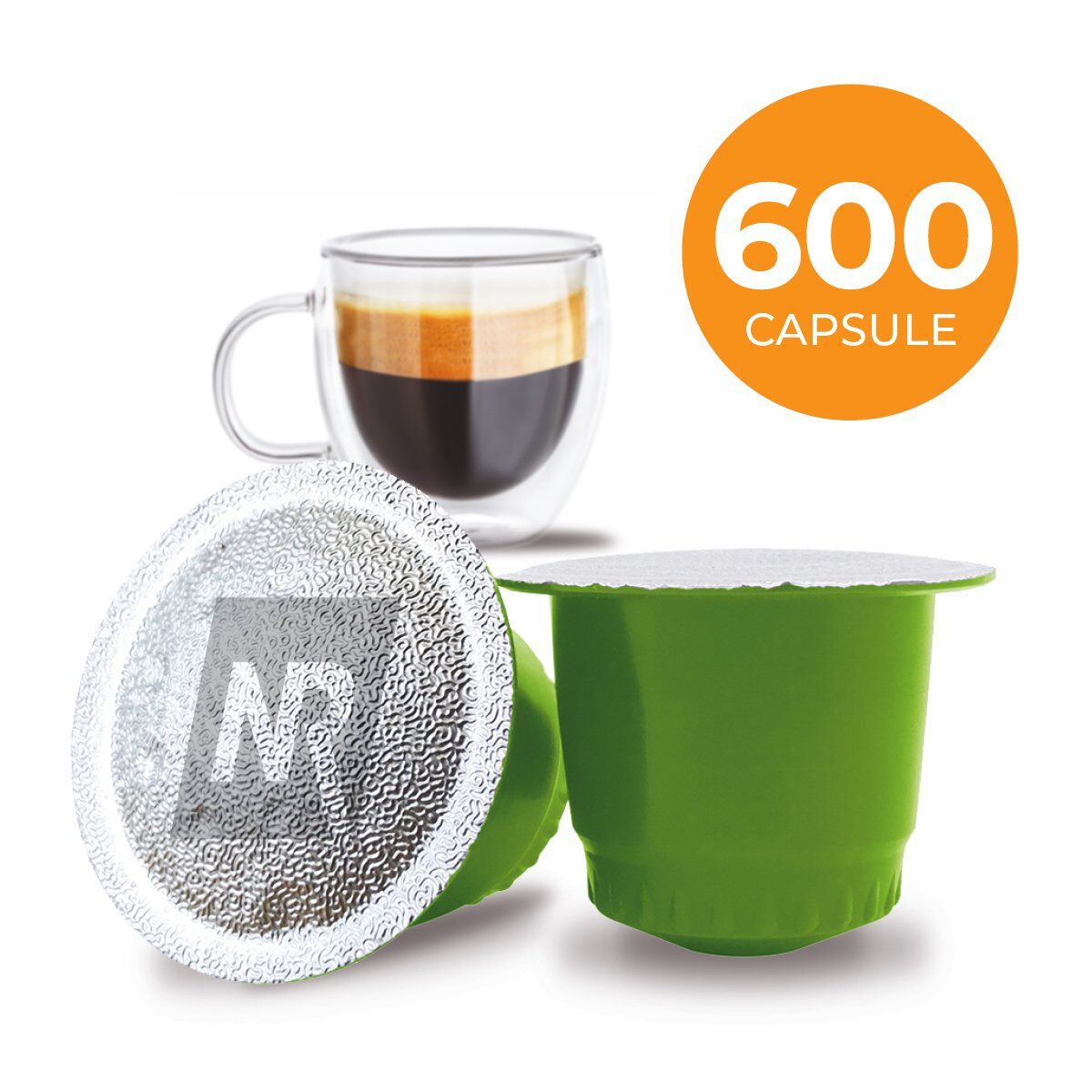 NeroRistretto Offerta Capsule Caffè Compatibili Nespresso®* Espresso Bar 600pz