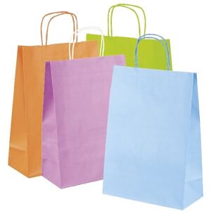 Socepi Shopper in carta avana con maniglia piatta 36x41 confezione da 100