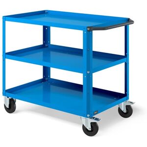 Socepi Carrello con Ruote Clever Large Blu con Ripiano Aggiuntivo