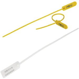 Socepi Sigilli di sicurezza nylon lung. 310 mm Giallo Conf. 100 pezzi