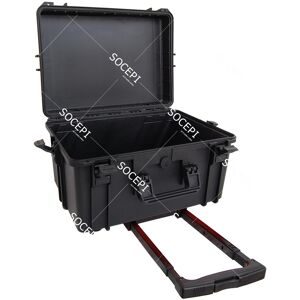 Socepi Valigia ermetica MAX505 - 55x42H30cm Col. NERO con trolley