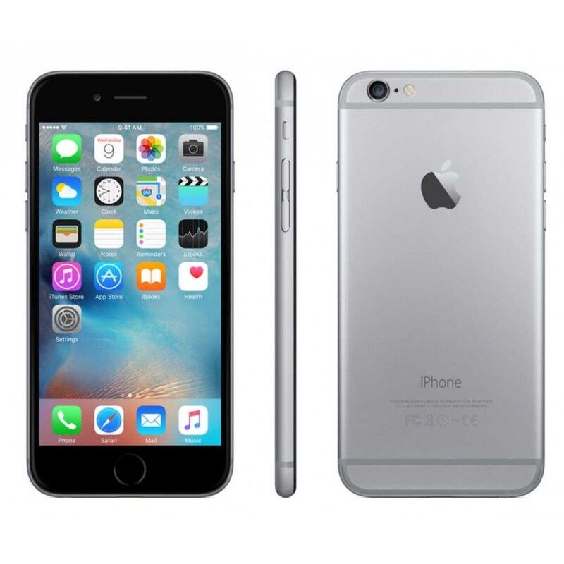 Apple Smartphone iphone 6s 32 gb 4g lte chip a9 touch id ios 9 12 mp focus pixel refurbished grigio siderale