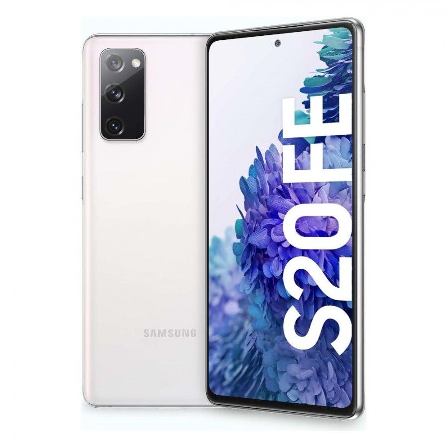 Samsung Ricondizionato Smartphone samsung galaxy s20 fe 5g sm g781b 128 gb dual sim 6.5" tripla fotocamera octa core refurbished cloud white /