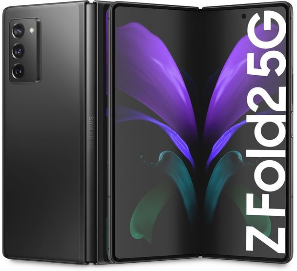 Samsung Ricondizionato Smartphone samsung galaxy z fold2 5g sm f916b 256 gb dual sim 7.6" + 6.2" wifi octa core 12 mp refurbished mystic black