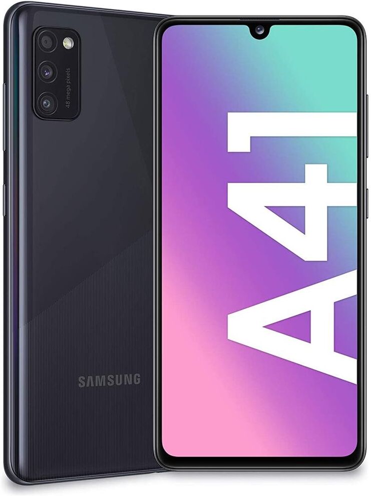 Samsung Smartphone Samsung Galaxy A41 Sm A415f Dual Sim 64 Gb Octa Core 6.1" Super Amoled 48 + 8 + 5 Mp 4g Lte Wifi Bluetooth Refurbished Prism Crush Black