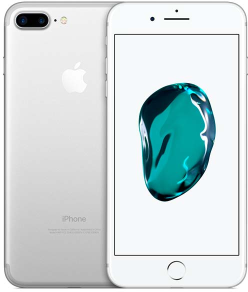 Apple Ricondizionato Smartphone iphone 7 plus 256 gb 4g lte chip a10 fusion touch id ios 12 12 mp refurbished argento