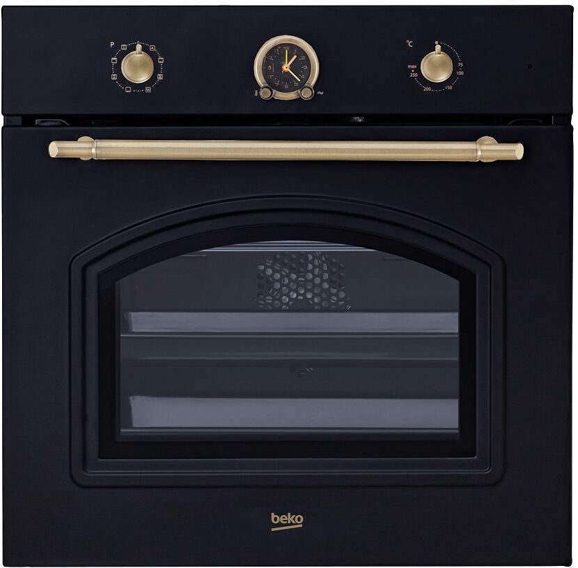 Beko Forno Rustico Beko Oim 27200 A Multifunzione 60 Cm 71 L Ad Incasso Ventilato 8 Funzioni Grill Elettrico Grigio Antracite Refurbished Classe A