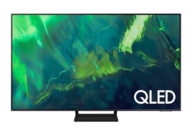 Samsung Ricondizionato Tv 55" samsung qe55q70aat qled serie 7 2021 4k uhd smart wifi 3400 pqi usb hdmi refurbished titan gray