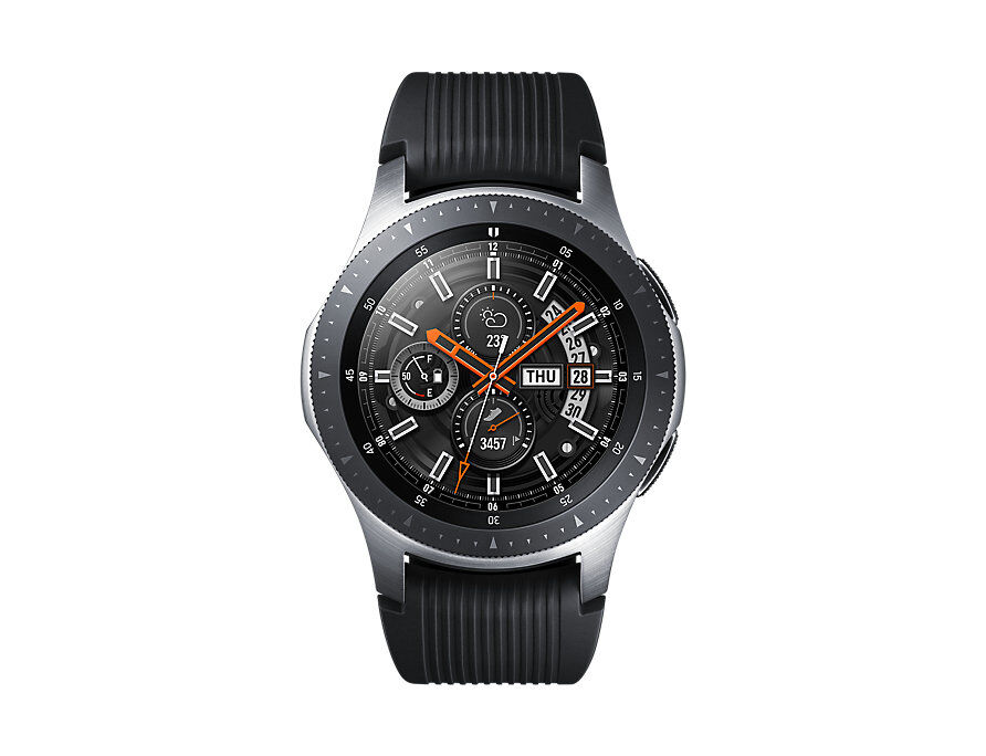 Samsung Smartwatch Samsung Galaxy Watch 46 Mm Sm R800 (Taglia L) 1.3" Super Amoled 4 Gb Dual Core Wifi Nfc Bluetooth Refurbished Argento
