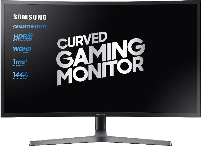 Samsung Pro Gaming Monitor Curvo 32'' Samsung Lc32hg70qquxen Wqhd 2k Hdr 144 Hz Hub Usb Refurbished Hdmi