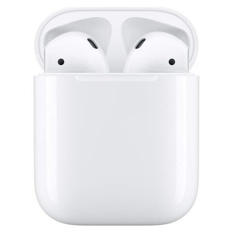 Apple Ricondizionato Cuffie / auricolari airpods 2 custodia di ricarica via cavo bluetooth refurbished bianco