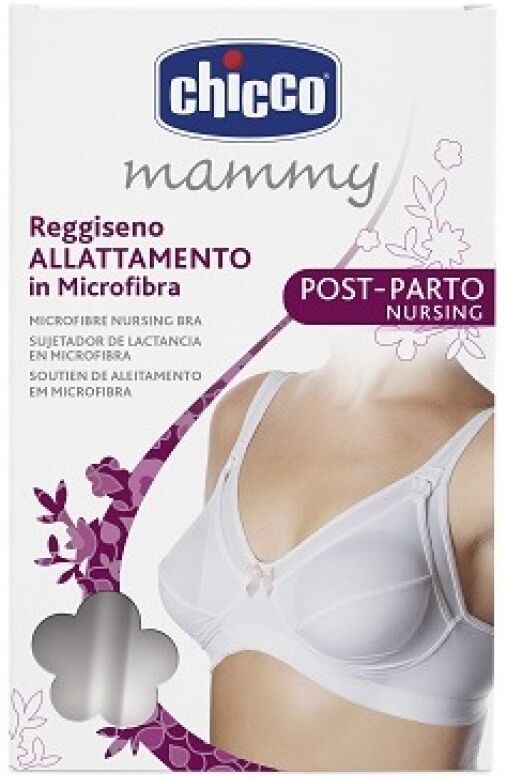 Chicco Mammy Reggiseno Microfibra Allattamento Bianco 4c Chicco Mammy Reggiseno Microfibra Allattamento Bianco 4c