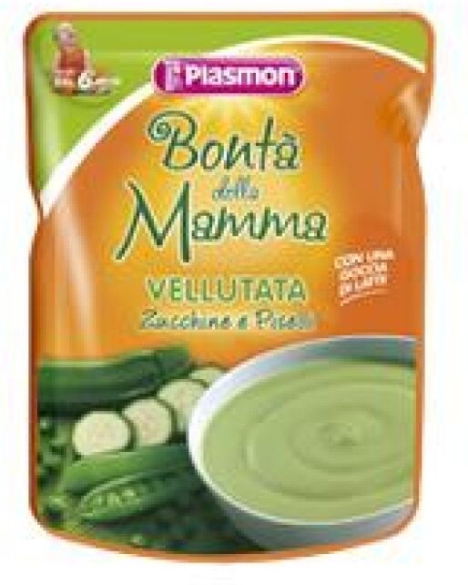Plasmon (Heinz Italia Spa) Plasmon Pouches Vellutata Di Zucchine E Piselli 180 G Plasmon (Heinz Italia Spa) Plasmon Pouches Vellutata Di Zucchine E Piselli 180 G