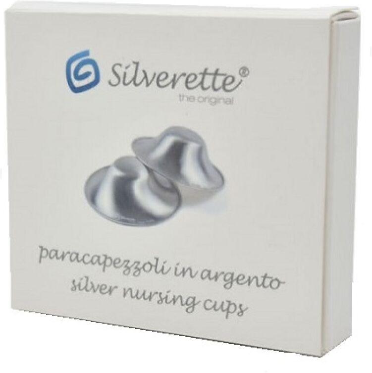 Silverette Mini Coppette Protezione Capezzoli In Argento 2 Pezzi