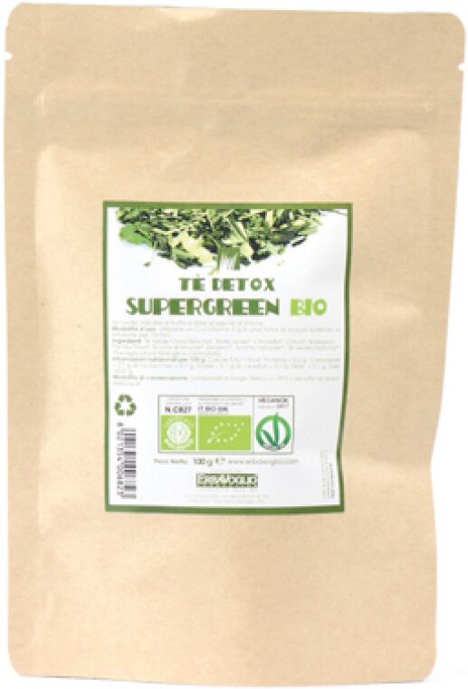 Erbavoglio Production Srl Te' Detox Supergreen Bio 100g Erbavoglio Production Srl Te' Detox Supergreen Bio 100g