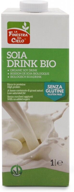 La Finestra Sul Cielo Spa Bevanda Soia Drink S/g Bio 1l La Finestra Sul Cielo Spa Bevanda Soia Drink S/g Bio 1l
