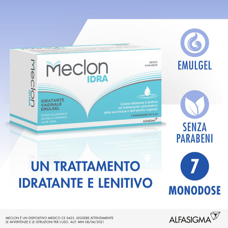 Alfasigma Spa Meclon Idra Emulgel Contro Secchezza Vaginale 7monodosex5ml