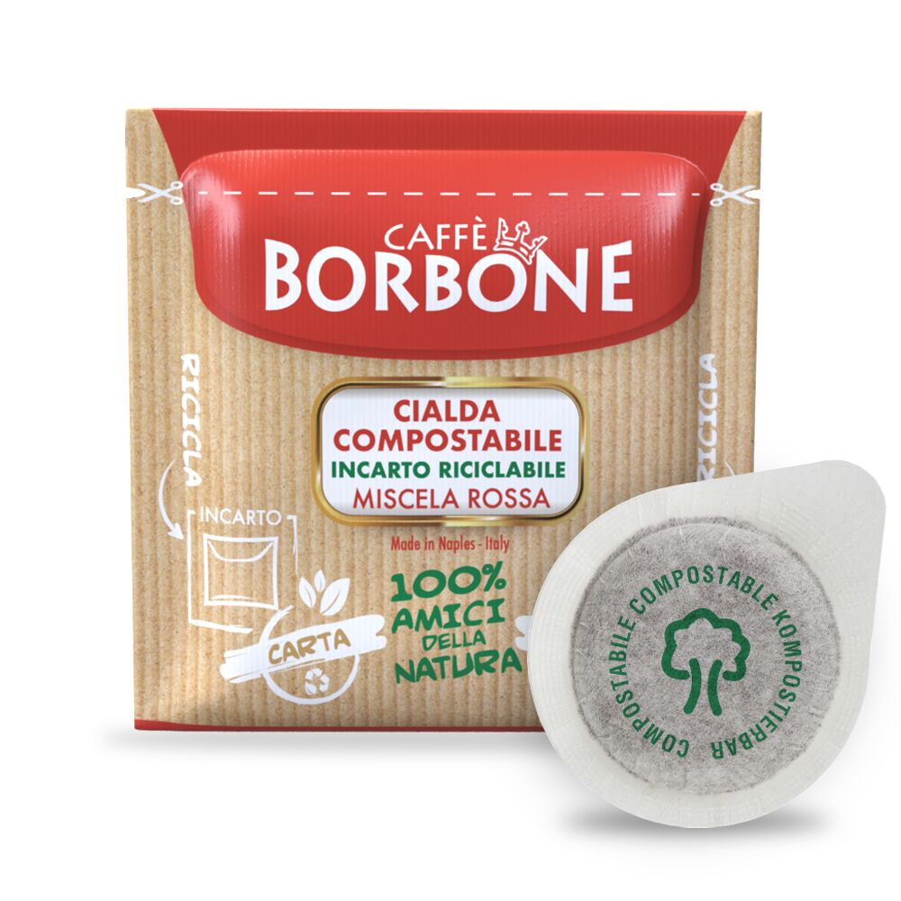 Caffè Borbone - Miscela Rossa - Box 150 Cialde Ese44 Da 7.2g