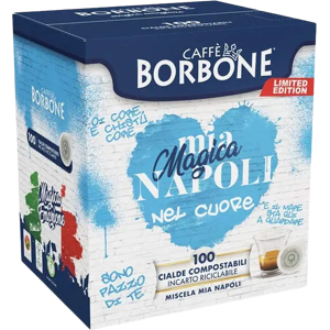 Caffè Borbone - Mia Magica Napoli - Box 100 Cialde Ese44 Da 7.2g - Limited Edition