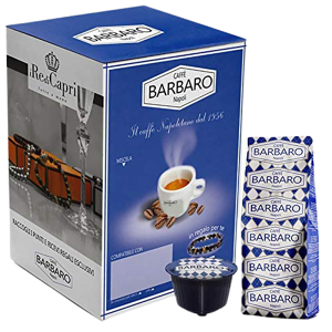 Caffè Barbaro - Cremoso Napoli - Box 100 Capsule Compatibili Dolce Gusto Da 7g