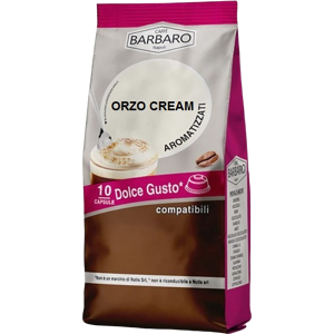 Caffè Barbaro Orzo Cream Barbaro - 10 Capsule Compatibili Dolce Gusto Da 3g