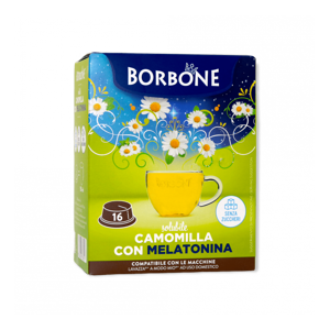 Caffè Borbone Camomilla Con Melatonina  - 16 Capsule Compatibili A Modo Mio Da 5g