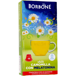 Caffè Borbone Camomilla Con Melatonina  - 10 Capsule Compatibili Nespresso Da 5g