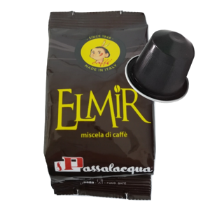 Passalacqua Caffè  Elmir - Gusto Pieno - Box 100 Capsule Compatibili Nespresso Da 5.5g