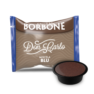 Caffè Borbone Don Carlo - Miscela Blu - Box 100 Capsule Compatibili A Modo Mio Da 7.2g
