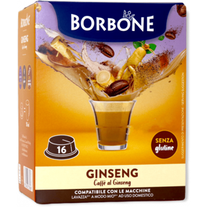 Caffè Borbone Ginseng  - 16 Capsule Compatibili A Modo Mio Da 7g