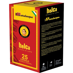 Passalacqua Caffè  Helca - Gusto Forte - Box 25 Capsule Compatibili Nespresso Da 5.5g