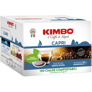 Kimbo Caffè  Capri - Box 100 Cialde Ese44 Da 7.3g