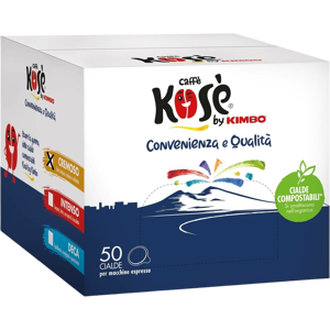 Kimbo Caffè Kosè By  - Cremoso - Box 50 Cialde Ese44 Da 7g