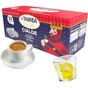 La Bevanda Del Rè Caffè Liquore Di Benevento  - Box 25 Cialde Ese44 Da 7.5g