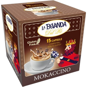 La Bevanda Del Rè Mokaccino  - Box 15 Capsule Compatibili Dolce Gusto Da 12g