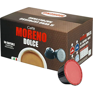 Caffè Moreno - Aroma Espresso - Box 50 Capsule Compatibili Dolce Gusto Da 7g