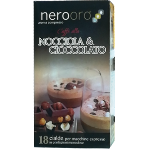 Nerooro Caffè Nocciola & Cioccolato  Nocchokkino - Box 18 Cialde Ese44